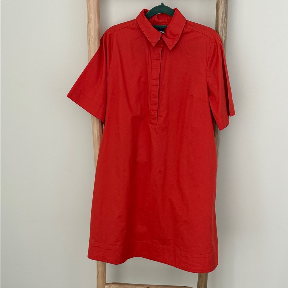 Old Navy Men's Red Short-Sleeve Polo Tunic
